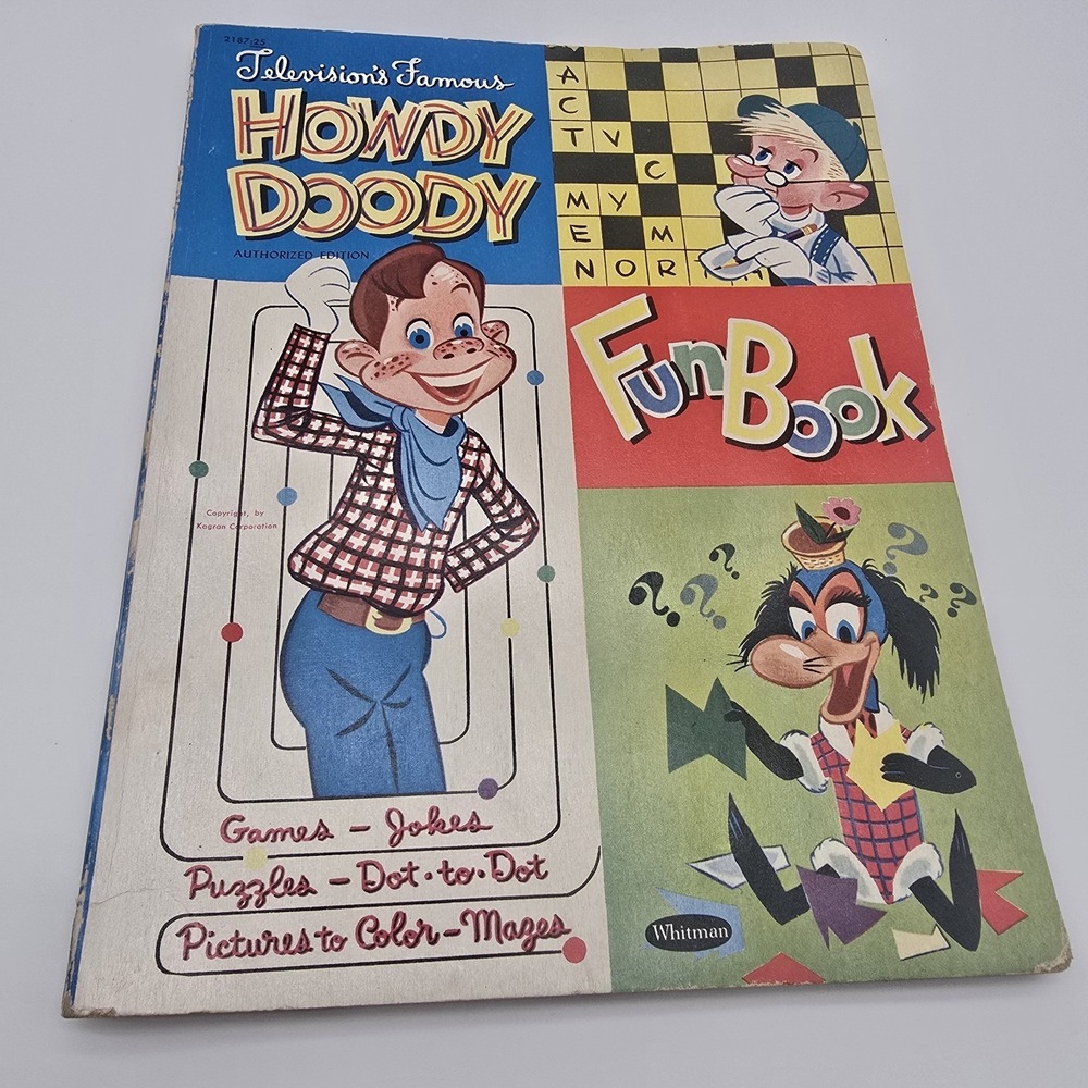 Whitman Howdy Doody Fun Book Coloring and Activity Book